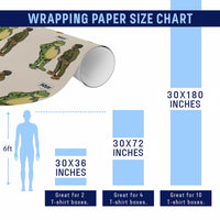 Funny Frog Bruh Resist Meme Wrapping Paper Roll Free Portland Oregon Political Satire - Wonder Print Shop