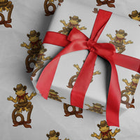Funny Frog Cowboy Six Seven Meme Wrapping Paper Roll 67 Doot Doot Western Animal Trend Gift - Wonder Print Shop