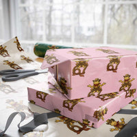 Funny Frog Cowboy Six Seven Meme Wrapping Paper Roll 67 Doot Doot Western Animal Trend Gift - Wonder Print Shop