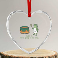 Funny Frog Heart Crystal Glass Ornament Thats It You're Going In The Soup Weird Weirdcore Meme - Wonder Print Shop