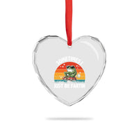 Funny Frog Meme Heart Crystal Glass Ornament Sometimes I Just Be Fartin - Wonder Print Shop