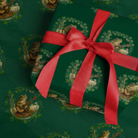 Funny Frog Playing Guitar Wrapping Paper Roll Music Lovers Gift - Wonder Print Shop
