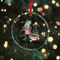 Funny Frog Valentine Meme Crystal Glass Ornament That Is It You Are Going In The Soup