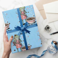 Funny Frog Valentine Meme Wrapping Paper Roll That Is It You Are Going In The Soup