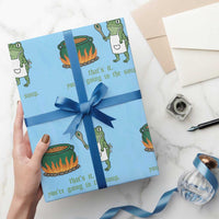Funny Frog Wrapping Paper Roll Thats It You're Going In The Soup Weird Weirdcore Meme - Wonder Print Shop