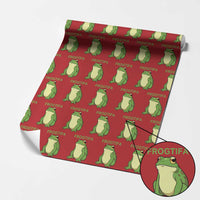 Funny Frogtifa Wrapping Paper Roll Resist Frog Protest Against Fascism - Wonder Print Shop