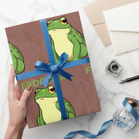 Funny Frogtifa Wrapping Paper Roll Resist Frog Protest Against Fascism - Wonder Print Shop