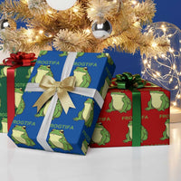 Funny Frogtifa Wrapping Paper Roll Resist Frog Protest Against Fascism - Wonder Print Shop