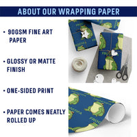 Funny Frogtifa Wrapping Paper Roll Resist Frog Protest Against Fascism - Wonder Print Shop