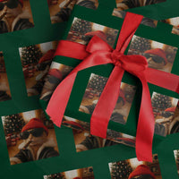 Funny Gangster Cats Xmas Wrapping Paper Roll Smoking Kitten Meme - Wonder Print Shop