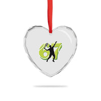 Funny Gen Z Alpha Gift Heart Crystal Glass Ornament Six Seven Meme Tennis Lover - Wonder Print Shop