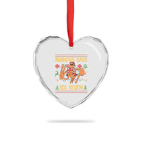 Funny Gen Z Alpha Ugly Christmas Gift Heart Crystal Glass Ornament Marcus Says Six Seven - Wonder Print Shop