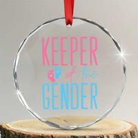 Funny Gender Reveal Party Crystal Glass Ornament Keeper Of The Gender