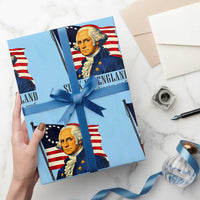 Funny George Washington 1776 Wrapping Paper Roll 4th July Suck-It England
