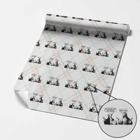 Funny George Washington and Jesus Conversation Wrapping Paper Roll Dude I Know Founding Values and Faith Political Commentary