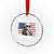 Funny George Washington Crystal Glass Ornament Suck It England Bold Patriotic 4th of July 1776 - Wonder Print Shop