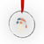 Funny George Washington Crystal Glass Ornament We All Are Going To Die Sarcasm Political American USA - Wonder Print Shop