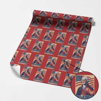 Funny George Washington Freedom Protest Wrapping Paper Roll No Kings