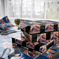 Funny George Washington Freedom Protest Wrapping Paper Roll No Kings