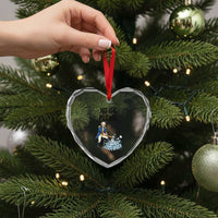 Funny George Washington Political Anti Ice Gift Heart Crystal Glass Ornament