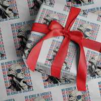 Funny George Washington Protest Wrapping Paper Roll No Kings In America