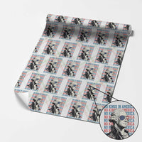 Funny George Washington Protest Wrapping Paper Roll No Kings In America