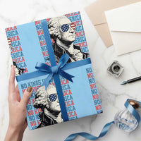 Funny George Washington Protest Wrapping Paper Roll No Kings In America