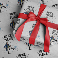 Funny George Washington Wrapping Paper Roll No Ice Please