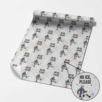 Funny George Washington Wrapping Paper Roll No Ice Please