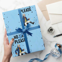 Funny George Washington Wrapping Paper Roll No Ice Please