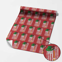 Funny German Beer Wrapping Paper Roll Oktoberfest Vintage American Flag Alpine hat - Wonder Print Shop