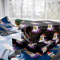 Funny Ghost Halloween Xmas Wrapping Paper Roll Ghost You - Wonder Print Shop