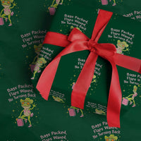 Funny Girls Trip Frog Wrapping Paper Roll Bags Packed Flaps Waxed - Wonder Print Shop