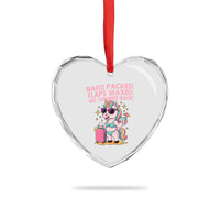 Funny Girls Trip Unicorn Heart Crystal Glass Ornament Bags Packed Flaps Waxed No Turning Back Bikini Vacation Bachelorette - Wonder Print Shop