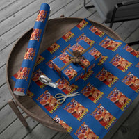 Funny Gluten Intolerance Wrapping Paper Roll I Can't Eat Gluten It Makes My Tummy Hurt Skeleton Meme - Wonder Print Shop