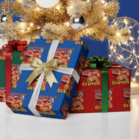 Funny Gluten Intolerance Wrapping Paper Roll I Can't Eat Gluten It Makes My Tummy Hurt Skeleton Meme - Wonder Print Shop