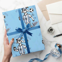 Funny Goat Football Lover Wrapping Paper Roll Off To Watch Argentina Soccer 2026