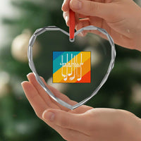 Funny Golf Clubs Heart Crystal Glass Ornament Life Is Full Of Important Choices - Wonder Print Shop