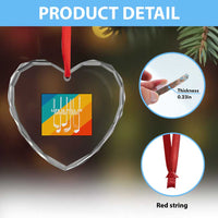 Funny Golf Clubs Heart Crystal Glass Ornament Life Is Full Of Important Choices - Wonder Print Shop
