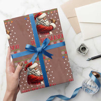 Funny Golf Holiday Gift Wrapping Paper Roll Tees The Season Ugly Sweater - Wonder Print Shop