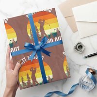 Funny Golf Quote Wrapping Paper Roll Putt Around And Find Out - Wonder Print Shop
