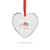 Funny Goose 67 Christmas Heart Crystal Glass Ornament Festive Goose On The Loose Six Seven Meme - Wonder Print Shop