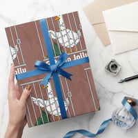Funny Goose Christmas Wrapping Paper Roll Got Too Jolly - Wonder Print Shop