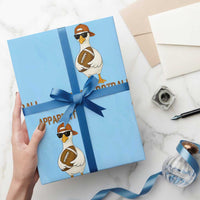 Funny Goose Football Meme Wrapping Paper Roll Apparently I Like Football - Wonder Print Shop