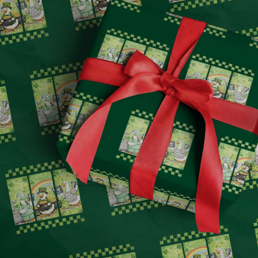 Funny Goose Radiologic Technologist Wrapping Paper Roll St Patricks Day Gift