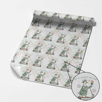 Funny Goose Statue Of Liberty Wrapping Paper Roll Off To Celebrate 250 Year