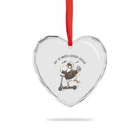 Funny Goose Support Freedom Meme Heart Crystal Glass Ornament Off To Watch History Repart