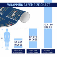 Funny Got Too Silly Christmas Wrapping Paper Roll Santa Goose Pun Humor Animal Lovers - Wonder Print Shop