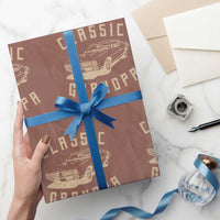 Funny Grandpa Classic Car Graphic Wrapping Paper Roll
