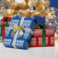 Funny Grandpa Wrapping Paper Roll Guns Dont Kill People Grandpas With Pretty Granddaughters Do
